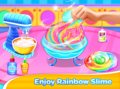 Fluffy Slime Maker DIY Rainbow Fun screenshot 0