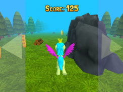 Koşu midilli 3D: küçük yarış screenshot 15