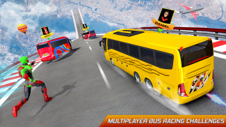 Superhero Bus Stunt GT Racing screenshot 2