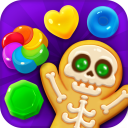 Spooky Cookie Party : Sweet Blast Puzzle Games Icon