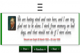 Vincent van Gogh Quotes screenshot 4