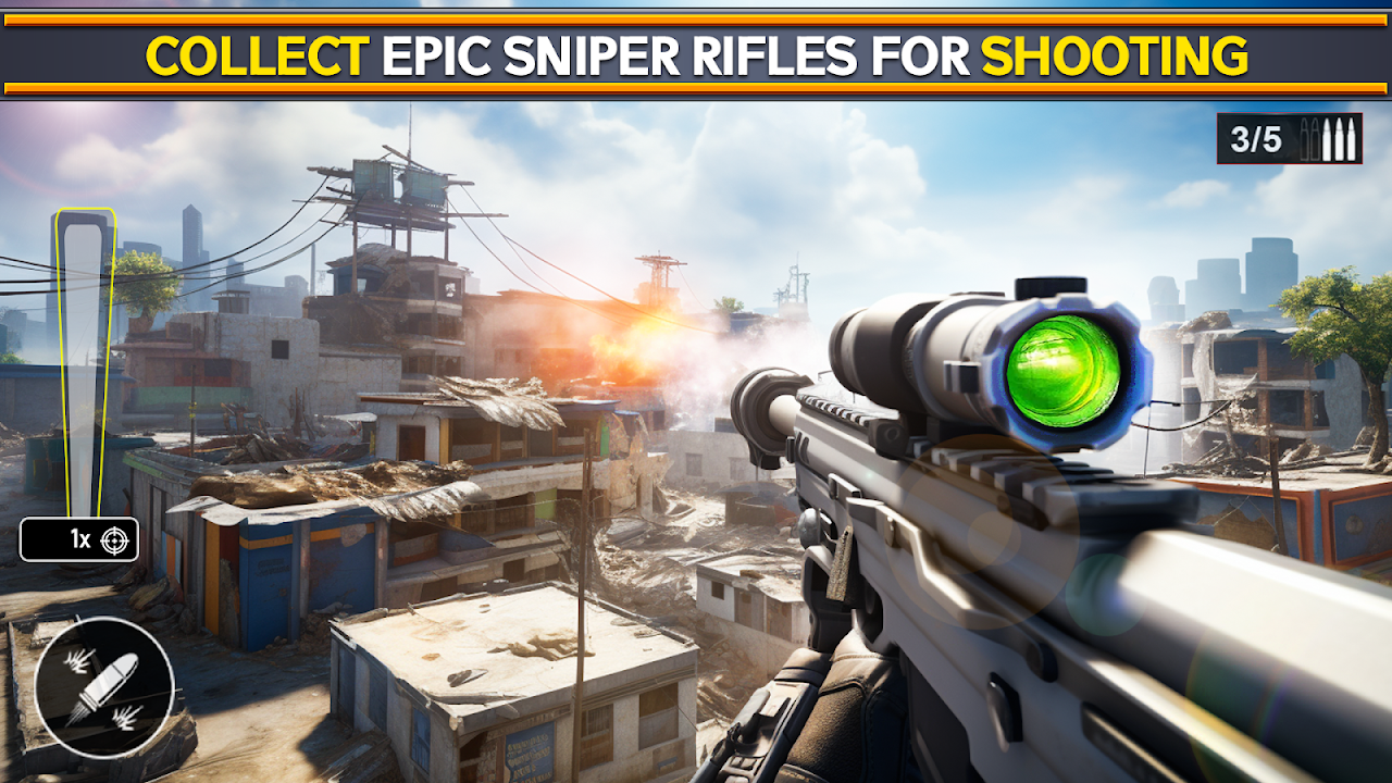 3D Sniper Games: Download Sniper Shooting Game and Play Non-stop Action  Missions of Real FPS Gun Shooting Games Offline::Appstore for  Android