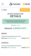 Traceer - check Bitcoins screenshot 4