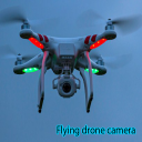 Flying drone camera Icon