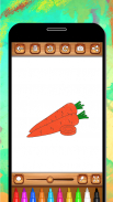 Vegetables Coloring Book & Drawing Book- Kids Game screenshot 3