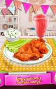 Buffalo Wings: Food Game screenshot 0