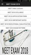 NEET EXAM 2018 (NATIONA ELIGIBILITYCUMENTRANCETEST screenshot 1