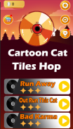 Scary Cartoon Cat Tiles Hop screenshot 3