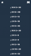 Multiplication Table screenshot 3