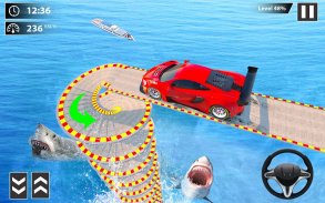 पागल मेगा रैंप गाड़ी दौड़ खेल - गाड़ी खेल 2020 screenshot 5