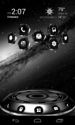 Next Launcher Theme Kromium BW screenshot 4