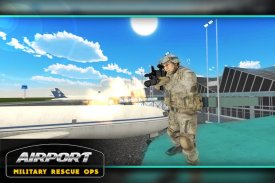 Bandara Rescue Military Ops 3D screenshot 1