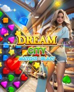 Dream City: Match3 blast screenshot 0