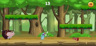 Oggy vs Bob : jungle running adventure screenshot 2