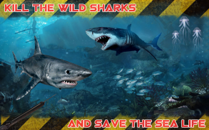 Wild Shark Fish Hunting game screenshot 0