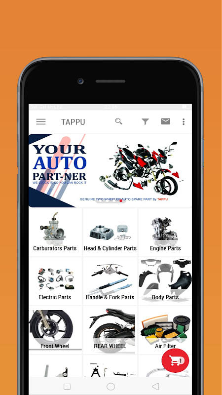 Best bike best sale spare parts app