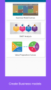 Business Model Canvas PDF Export SWOT screenshot 1