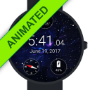 Animated Starfield Watch Face