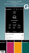 Weather Widget Galaxy S8 Plus screenshot 4