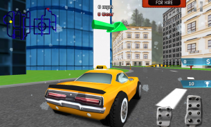 3D Santa Taxi Fahren screenshot 3