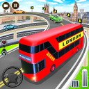 City Coach Bus Driving Sim 3D Icon