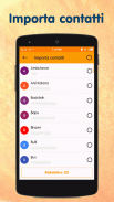 e Contatti: Rubrica di backup screenshot 2