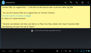 aTorrent PRO- 토렌트 (Torrent) 앱을 screenshot 0