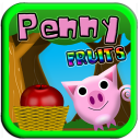 Penny Pig Catch the Fruits Icon