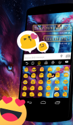 Wolf Emoji Keyboard Theme screenshot 1