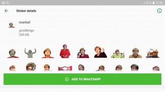 Political stickers WAStickerApps screenshot 0