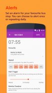SG BusRight - Bus Time Alarms screenshot 4