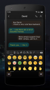 Emoji Keyboard - Black Round screenshot 5