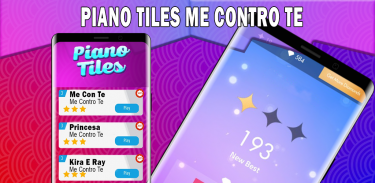 Me Contro Te Pian Tiles - Game screenshot 0