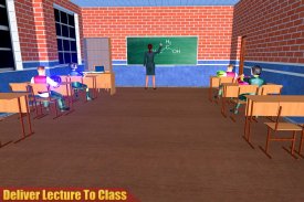 professeur de lycée virtuel 3d screenshot 7