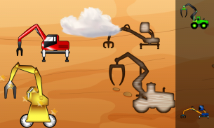 Escavadoras e caminhões jogo screenshot 6