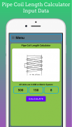 Pipe Coil Length Calc screenshot 2