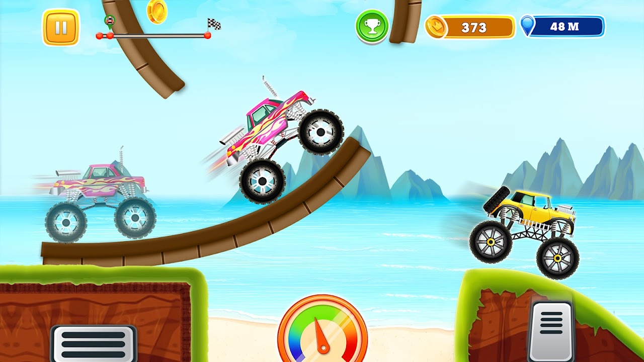 Kids Monster Truck Racing Game Game for Android - Download