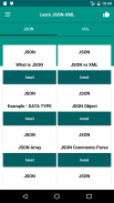 JSON - XML Tutorial screenshot 0