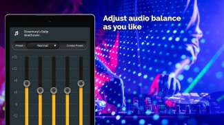 اکولایزر: پخش کننده موسیقی ، تقویت کننده صدا ، آمپ screenshot 5