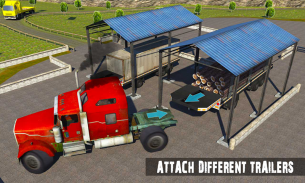 Besar Truk Mengangkut Sopir Game transportas kargo screenshot 4