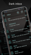 Simple black messenger theme screenshot 2