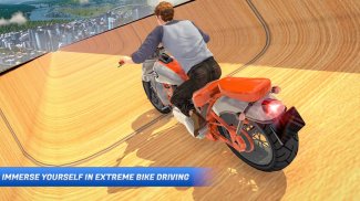 Mega Ramp Motorbike Impossible Stunts screenshot 1