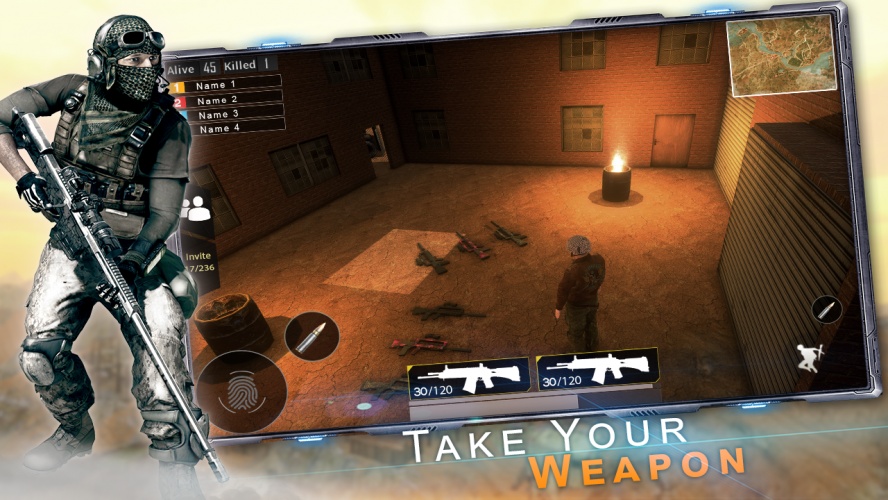 Free Unknown Battleground Fire Squad Survival Game 2 Download