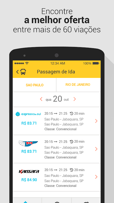 Apps para Android de ClickBus Serviços de Viagens e Passagens de Ônibus no  Google Play