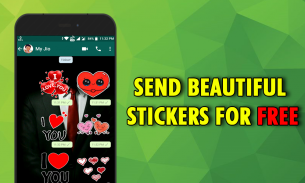 Romantic Love Stickers WAStickerApps screenshot 0