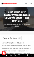 Motorcycle Helmet App screenshot 0