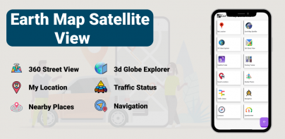 Earth Map Satellite: View