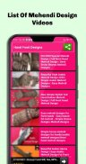 All Mehendi Designs Videos 2020 - Mehendi App screenshot 0