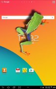 Frog walking on screen joke screenshot 3