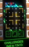 Dots Boxes neon relaxing game screenshot 0